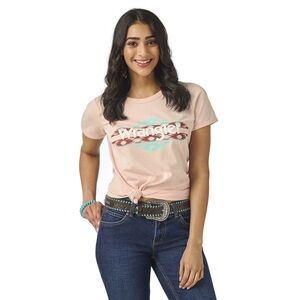 Wrangler Ladies Western Vintage Slim Fit Tee Size XXL